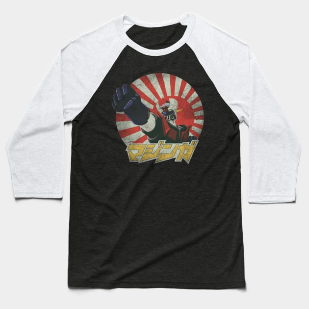 Mazinger Z Anime Retro Vintage Baseball T-Shirt by Arturo Vivó